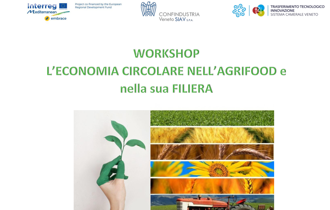 Workshop: l’economia circolare nell’Agrifood e nella sua filiera