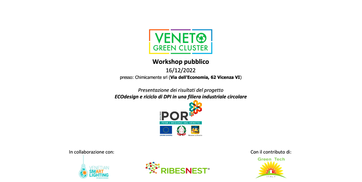 Workshop di presentazione dei risultati del progetto ECOdesign e riciclo di DPI