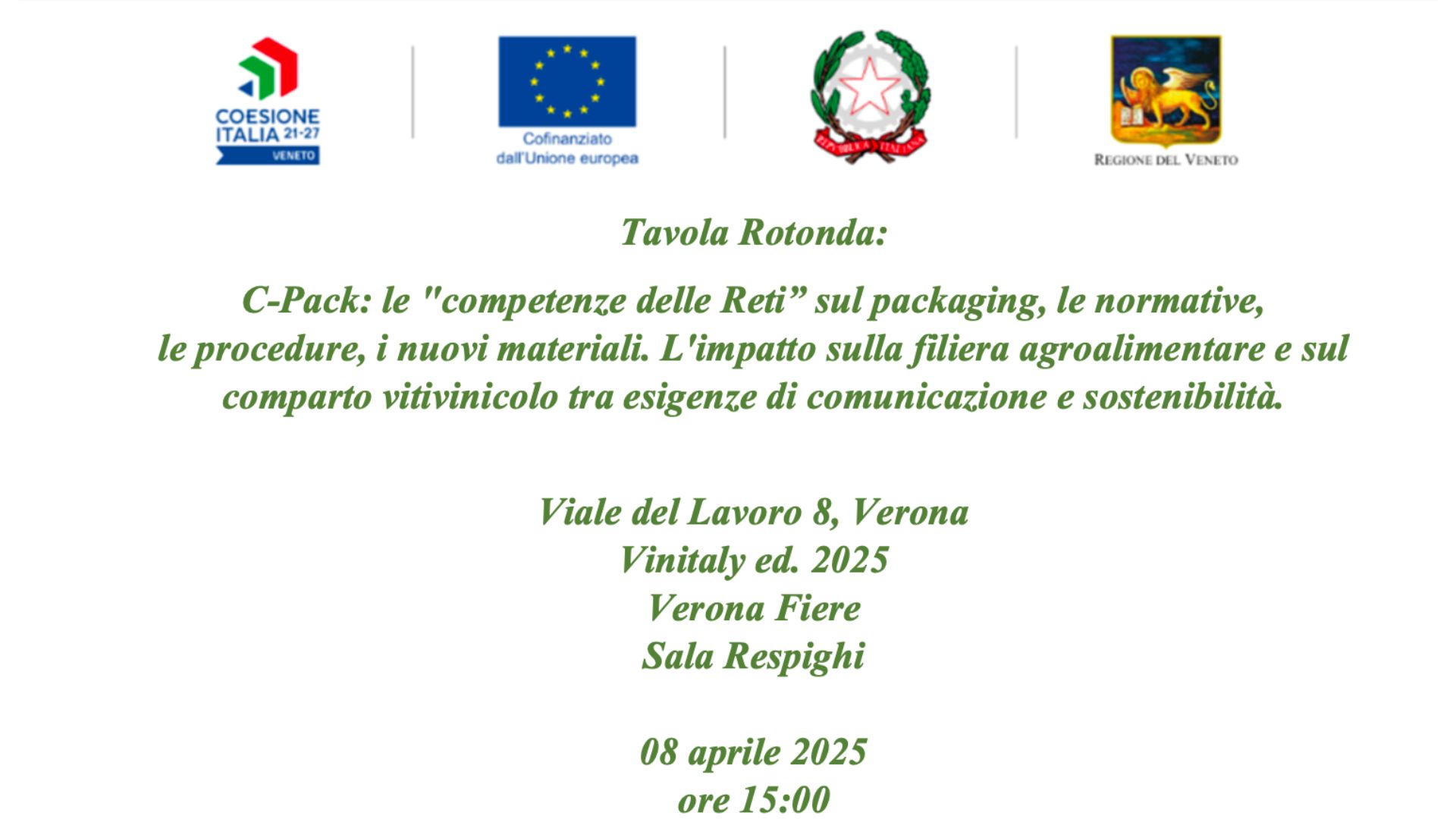 C-PACK: le competenze delle Reti a confronto sul futuro del packaging