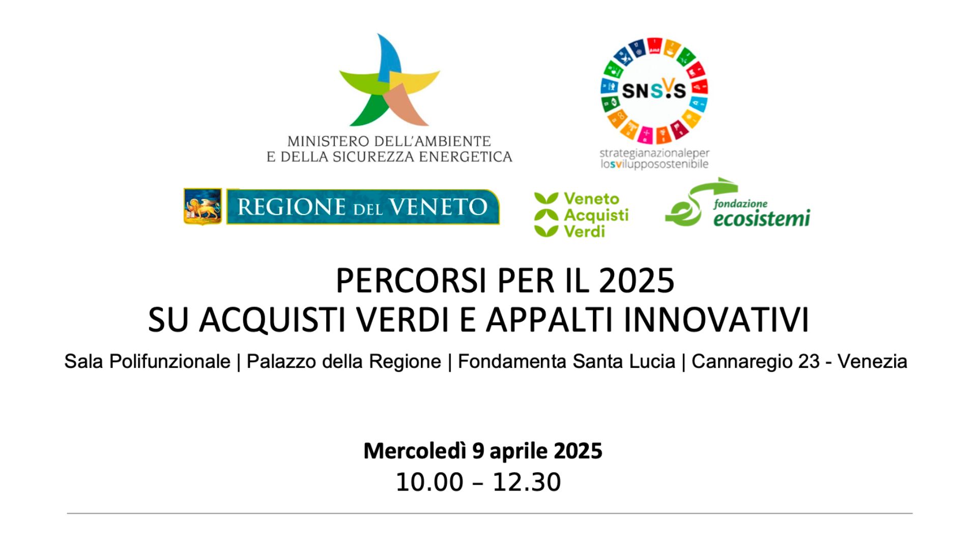 GPP e appalti innovativi: al via i nuovi percorsi formativi della Regione del Veneto