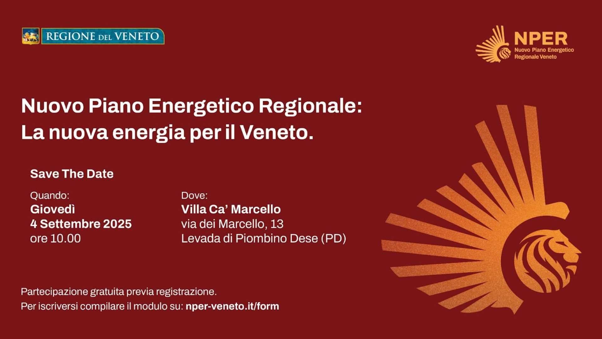 Il Veneto presenta il Nuovo Piano Energetico Regionale